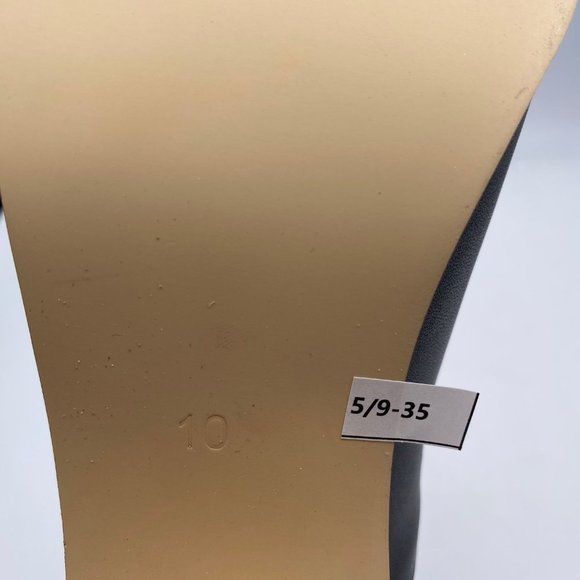 A FSJ Pointy Toe Ankle Strap Chunky Cutout Heel Pump - Picture 9 of 9